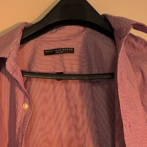 Geoffrey Beene Men's Purple Striped Shirt